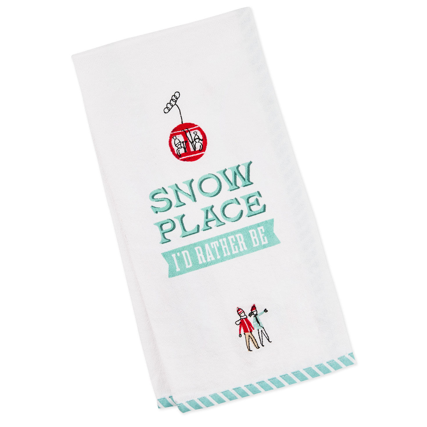 Snow Place I'd Rather Be Tea Towel, 18x26 for only USD 16.99 | Hallmark