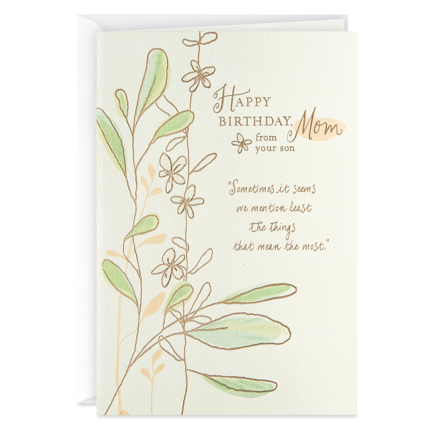 Love and Gratitude Birthday Card for Mom From Son for only USD 4.59 | Hallmark