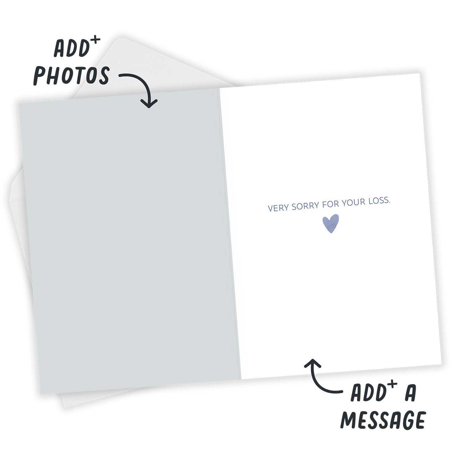 So Hard to Say Goodbye Custom Pet Sympathy Card, , large image number 3