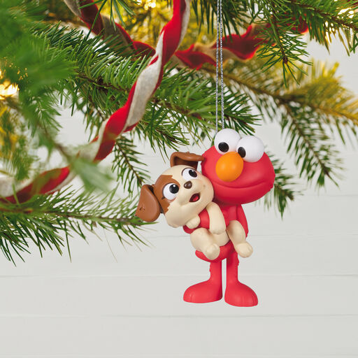 Sesame Street® Elmo and His Puppy, Tango Ornament, 