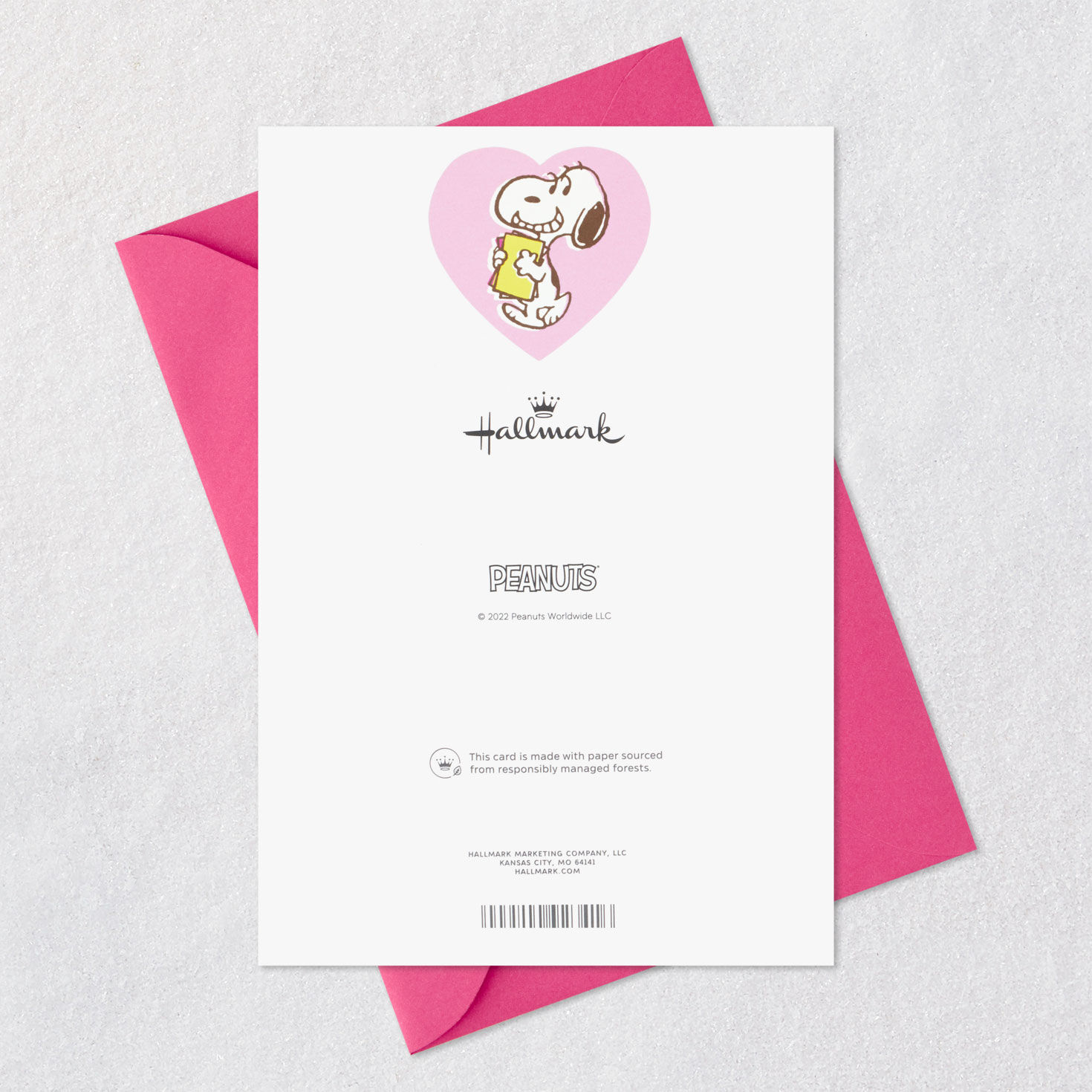 Snoopy Shopping Funny Mother's Day Card With Mini Cards Card Back with Envelope image number 9