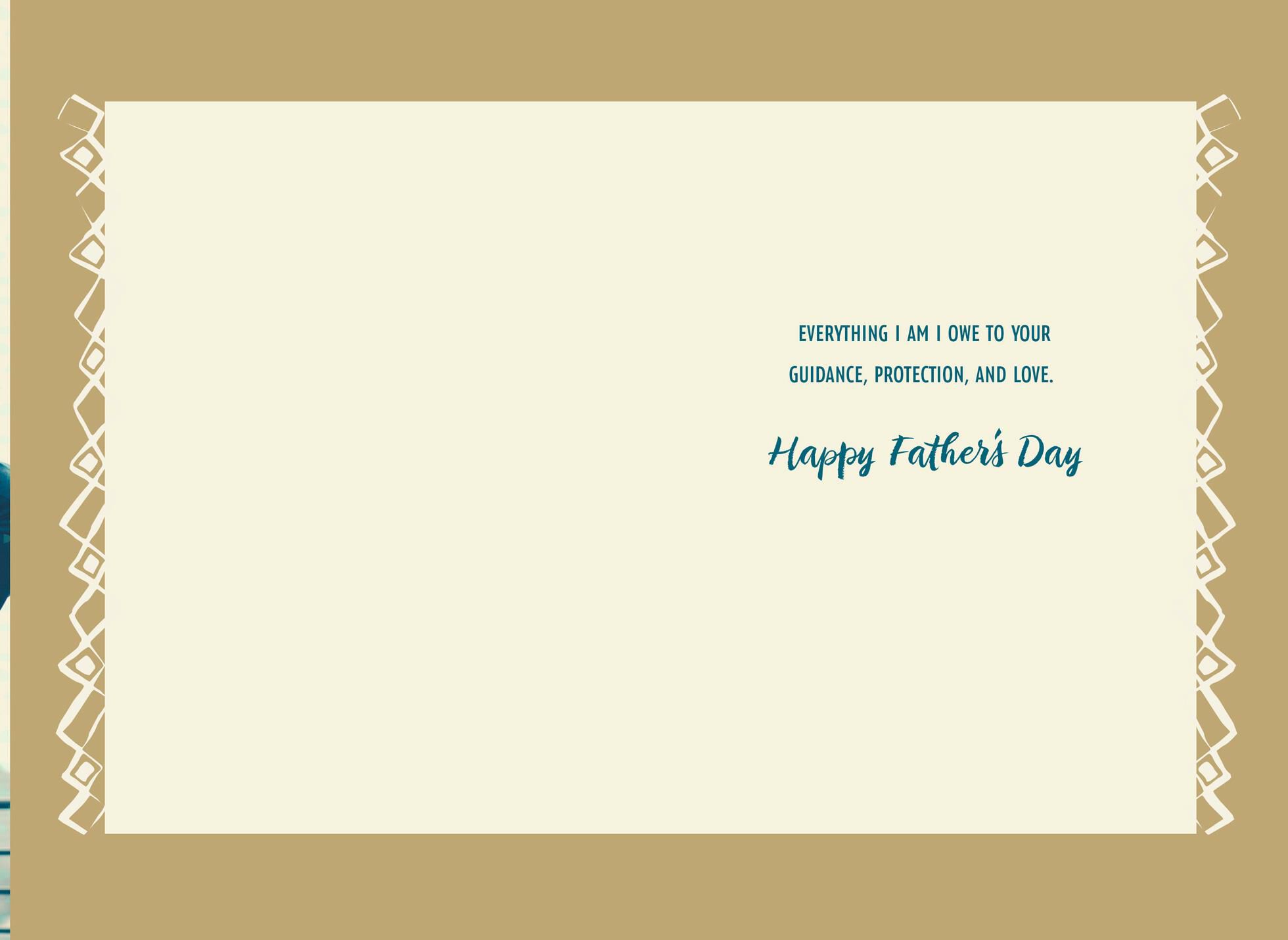 Shoulder Rides Father's Day Card
