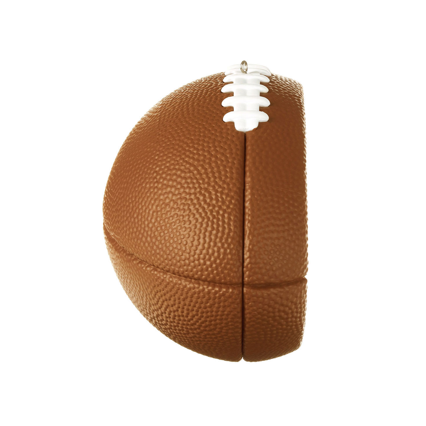 Football Personalized Photo and Text Ornament side image number 2