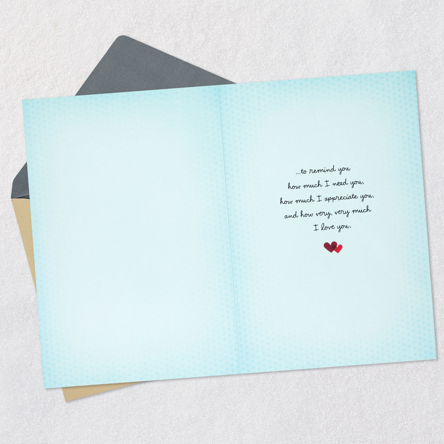 Just a Little Love Note Love Card, , large image number 3