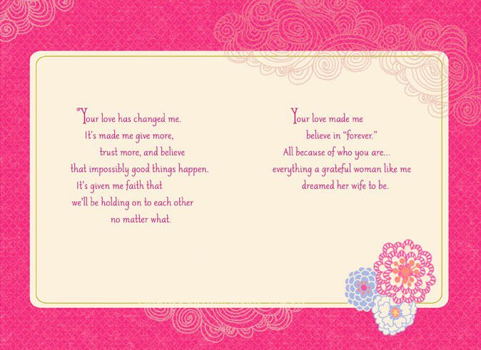 Filigree Heart Wedding Card
