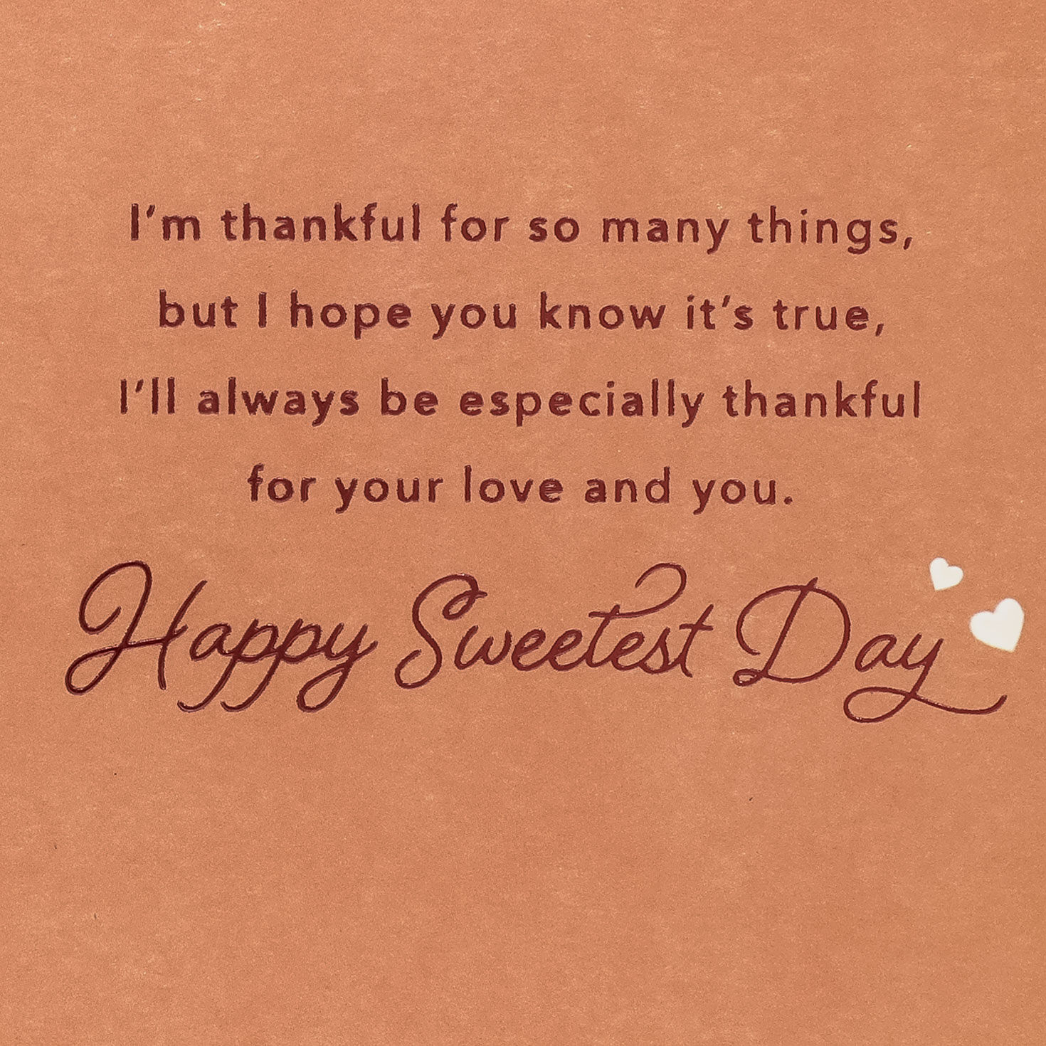 Lacey Red and Pink Hearts Sweetest Day Card for Wife Sentiment image number 3