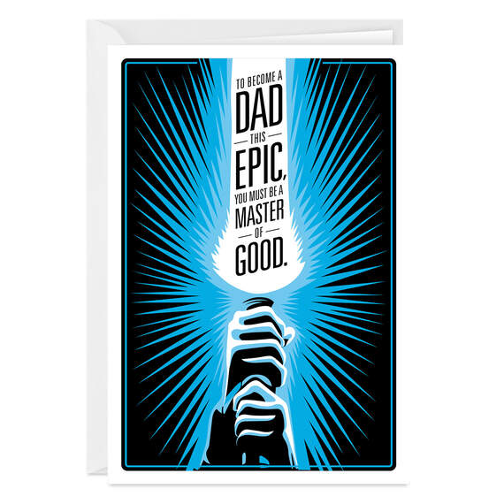 Star Wars™ Epic and Legendary Dad Folded Photo Card, , large image number 1