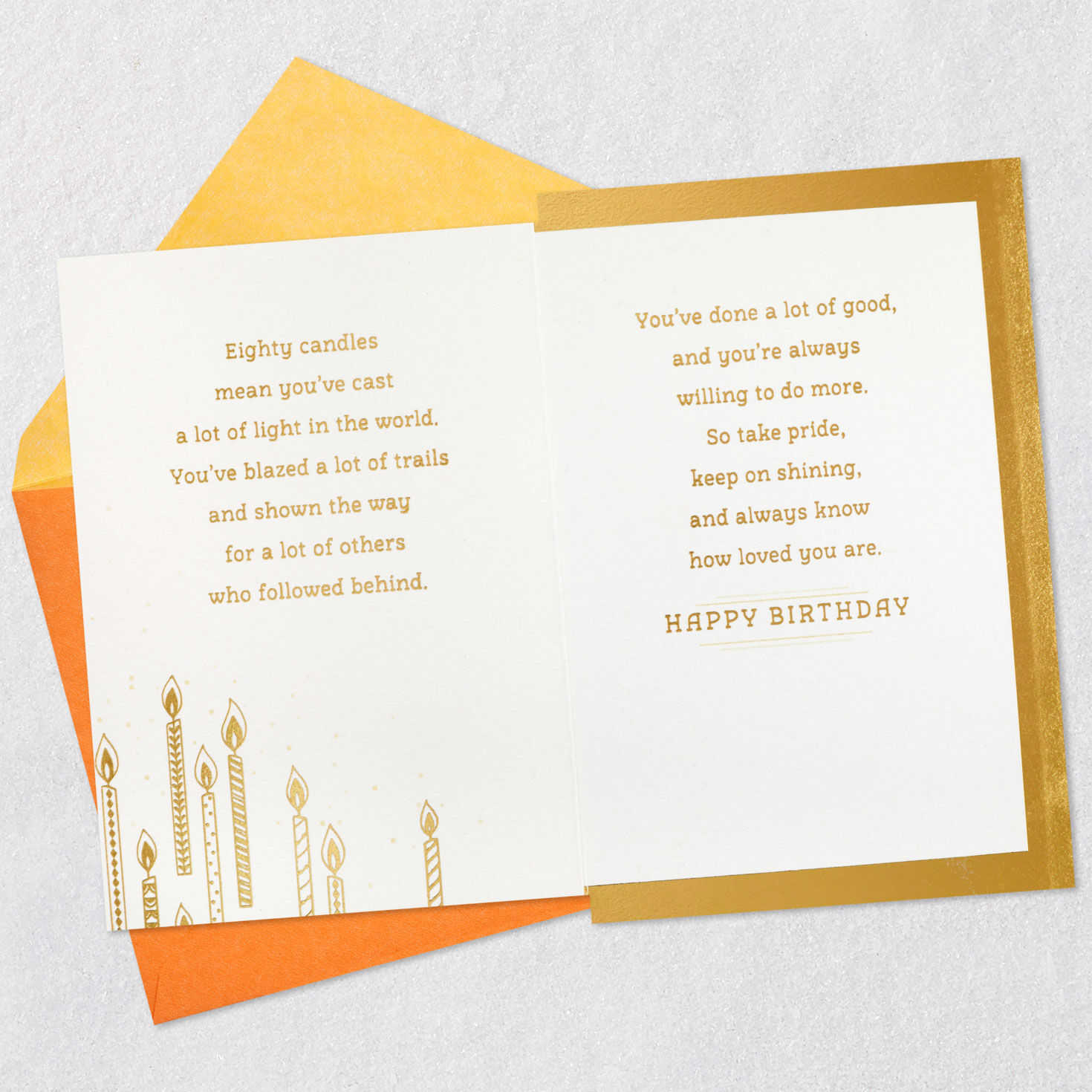 Keep On Shining 80th Birthday Card, , large image number 4