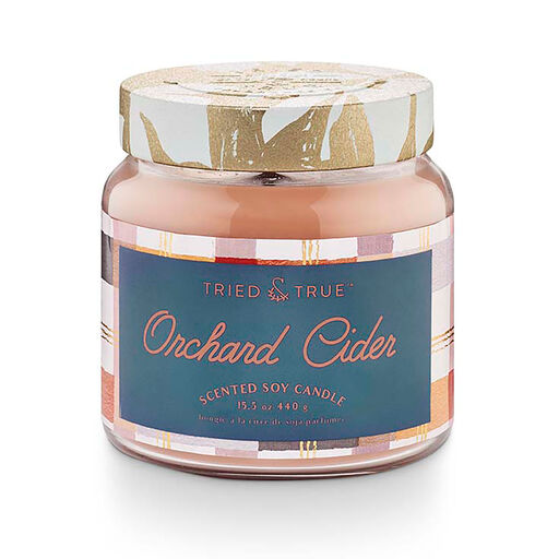 Illume Tried & True Orchard Cider Large Jar Candle, 15.5 oz., 