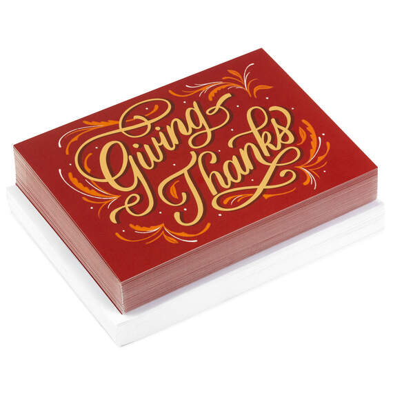 Wishing You Every Good Thing Boxed Thanksgiving Cards, Pack of 40