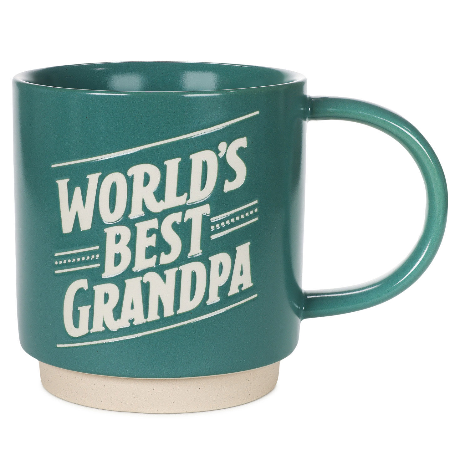 World's Best Grandpa Teal Mug, 16 oz.