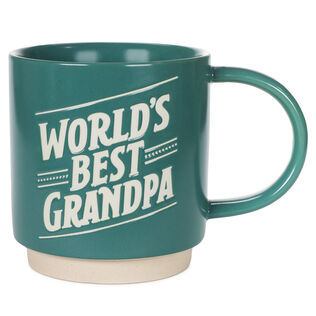 World's Best Grandpa Teal Mug, 16 oz.