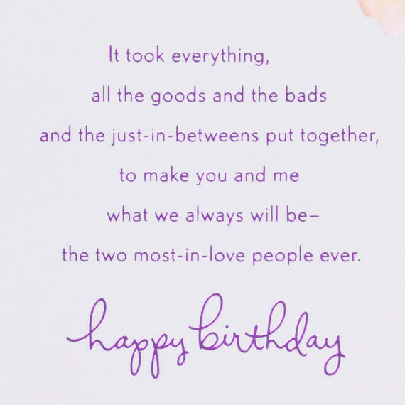 The Two Most-in-Love People Ever Birthday Card for Wife, , large image number 2