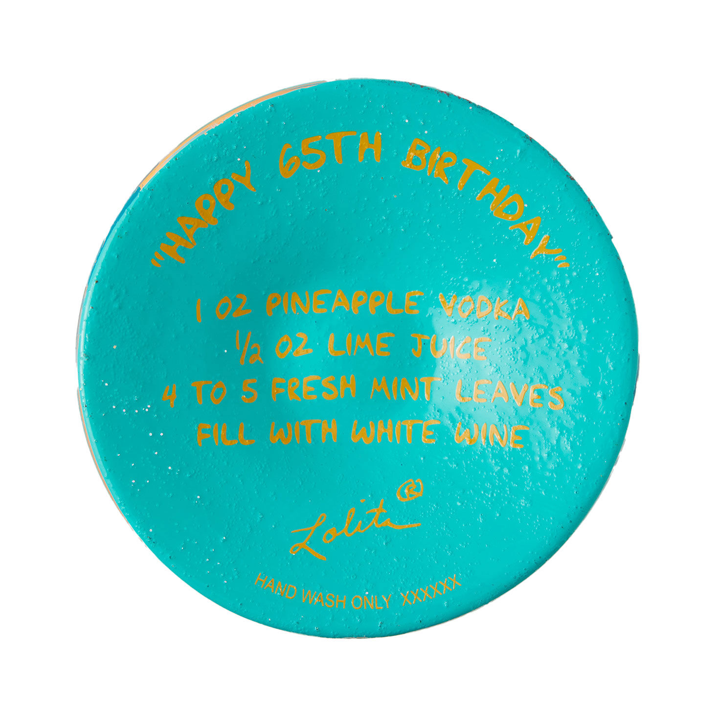 Lolita Happy 65th Birthday Handpainted Wine Glass, 15 oz. for only USD 34.99 | Hallmark