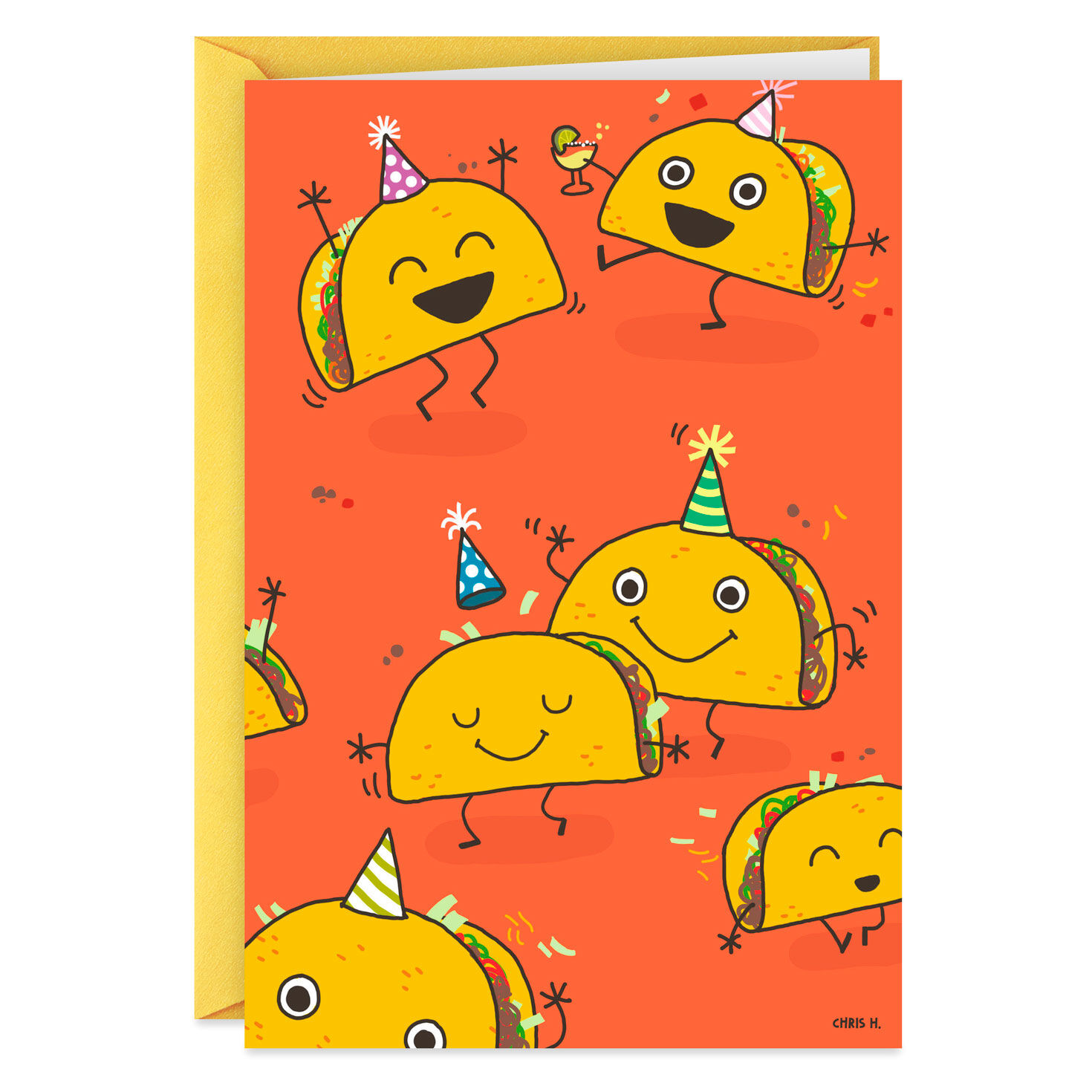 Party Tacos Funny Birthday Card Greeting Cards Hallmark