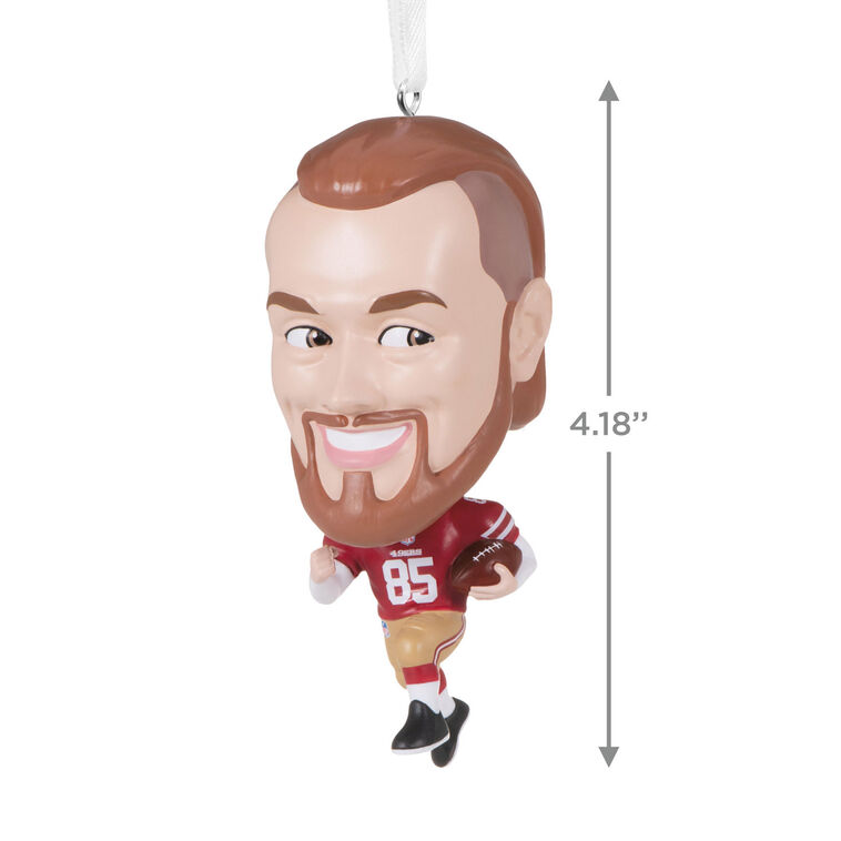 NFL San Francisco 49ers George Kittle Bouncing Buddy Hallmark Ornament, , large image number 3
