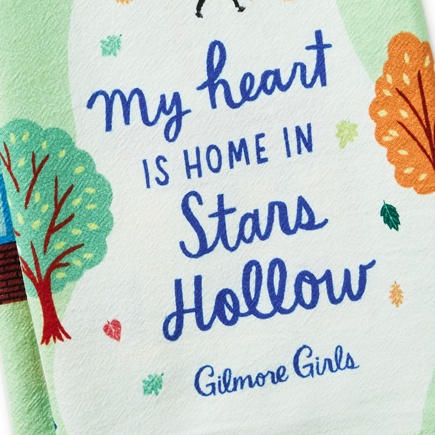 Gilmore Girls Stars Hollow Dish Towel and Spoon Rest closeup view image number 3