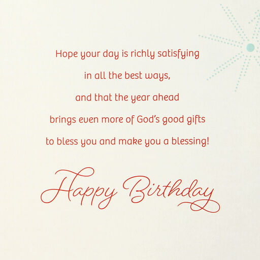Cookies With Sprinkles Religious Birthday Card, 