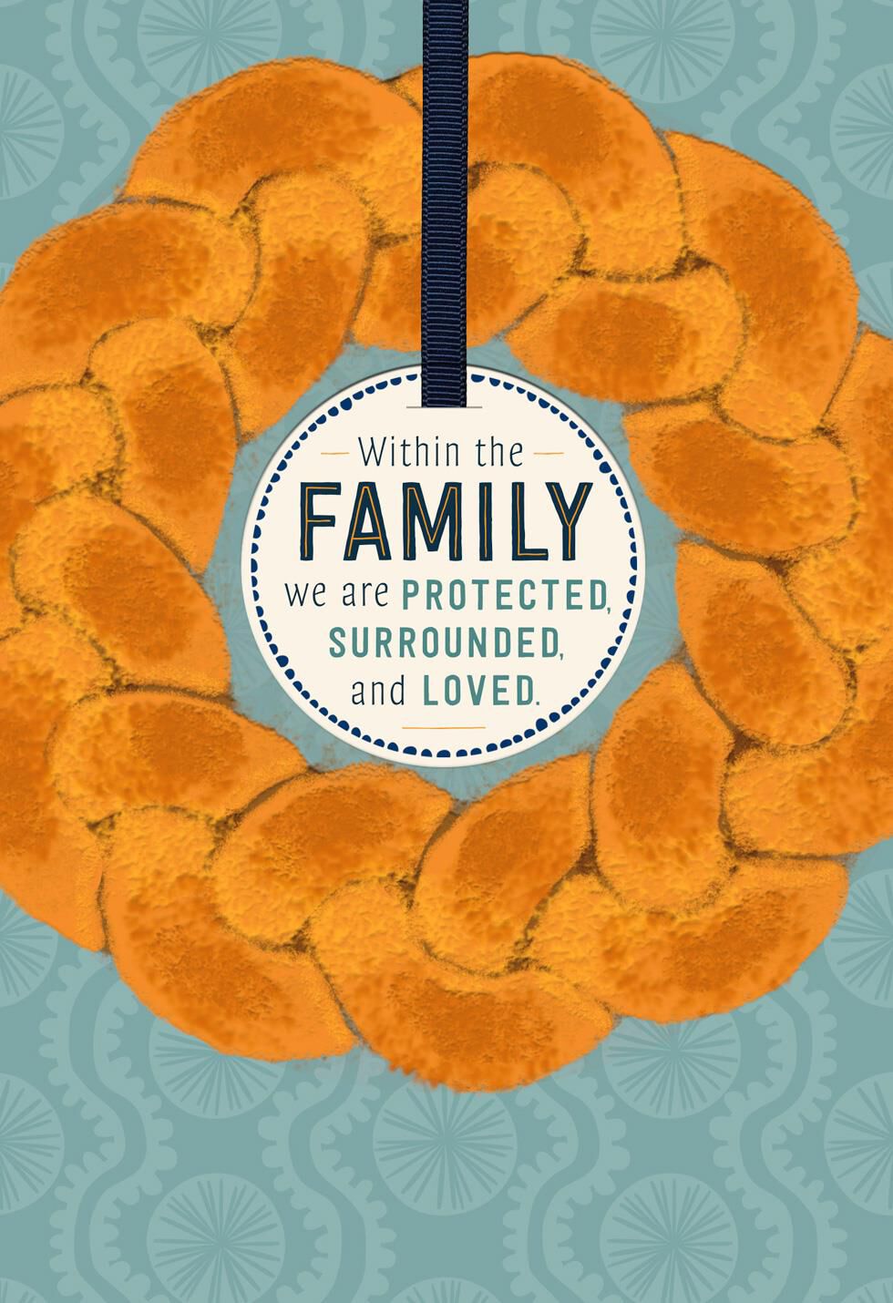 Challah Bread Rosh Hashanah Card for Family
