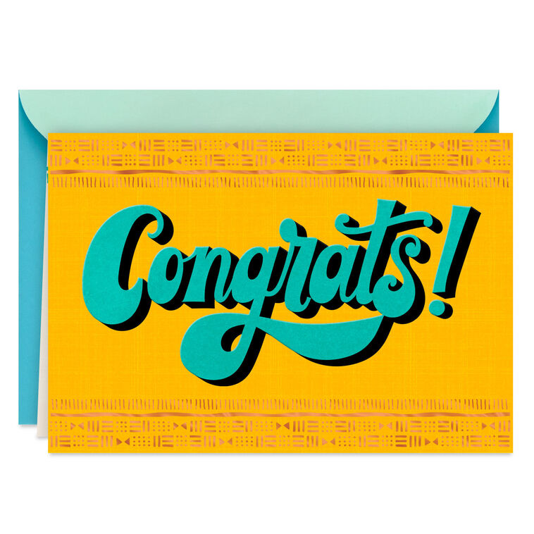 Happy for You Congratulations Card