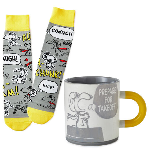 Peanuts® Snoopy Flying Ace Warm-Up Gift Set, 