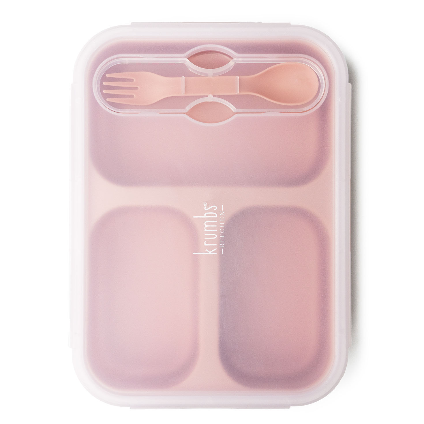 Pink Collapsible Silicone Meal Prep Container  image number 1