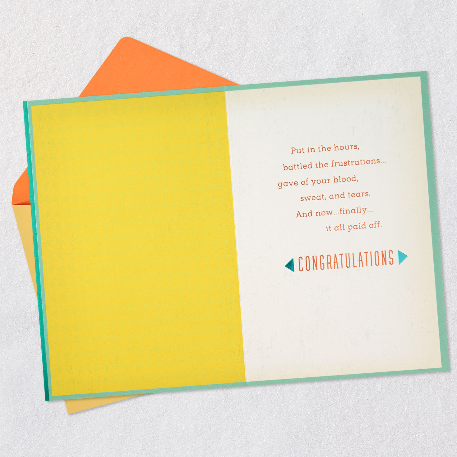 Your Hard Work Paid Off Congratulations Card for only USD 5.59 | Hallmark