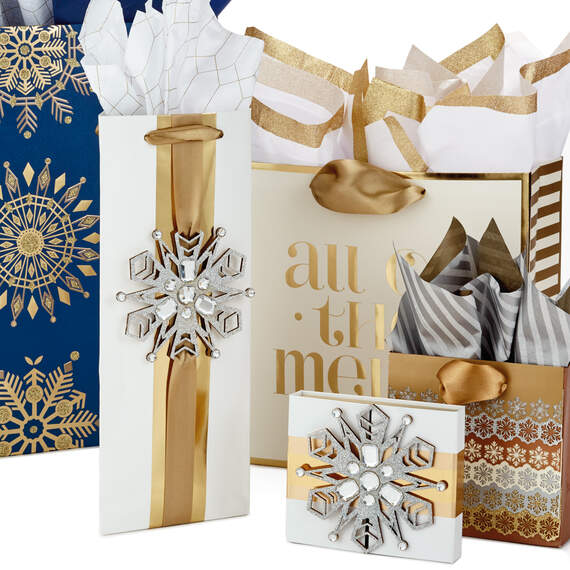 Blue and Gold Signature Gift Wrap Collection, , large image number 2