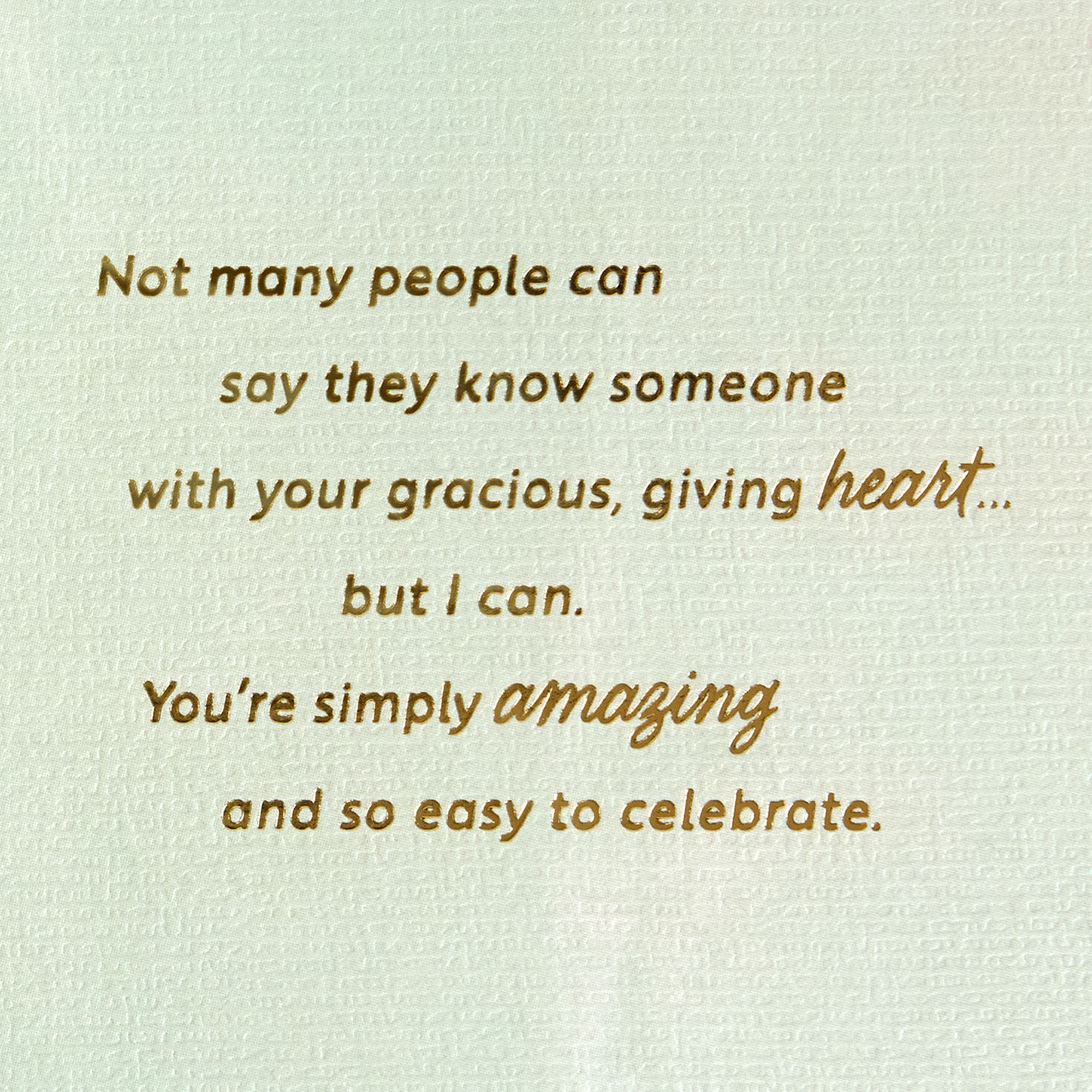 Daisies on Green Birthday Card Sentiment image number 3