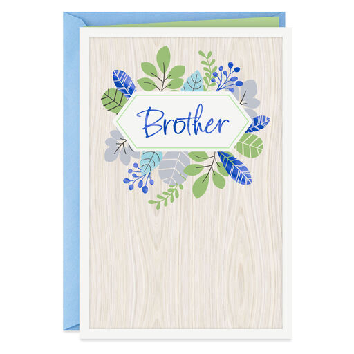 With Love and Admiration Father's Day Card for Brother, 