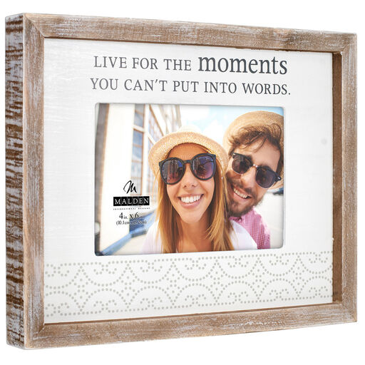 Live for the Moments Picture Frame, 4x6, 