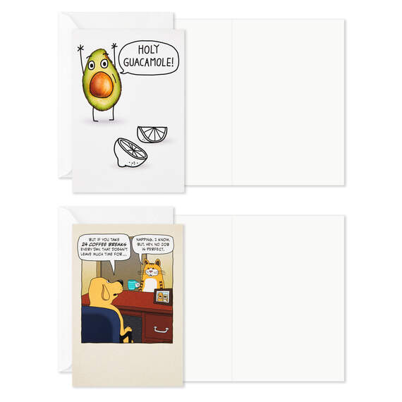 Funny All-Occasion Boxed Blank Cards Assortment, Pack of 12, , large image number 3