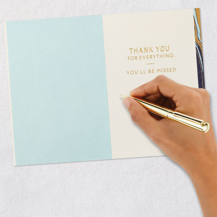 Thank You for Everything Goodbye Card for Coworker, , large image number 6