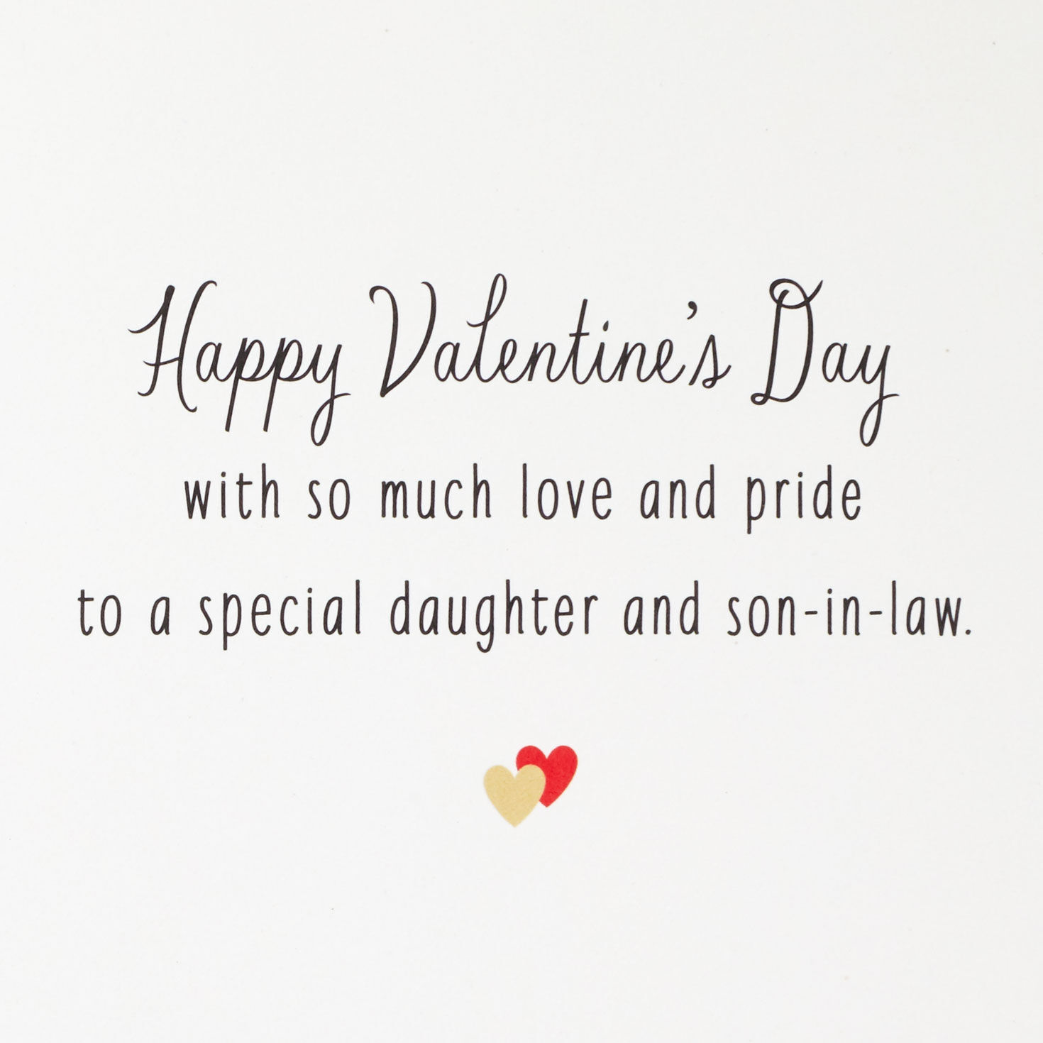 Flowers Daughter and Son-in-Law Valentine's Day Card Sentiment image number 3