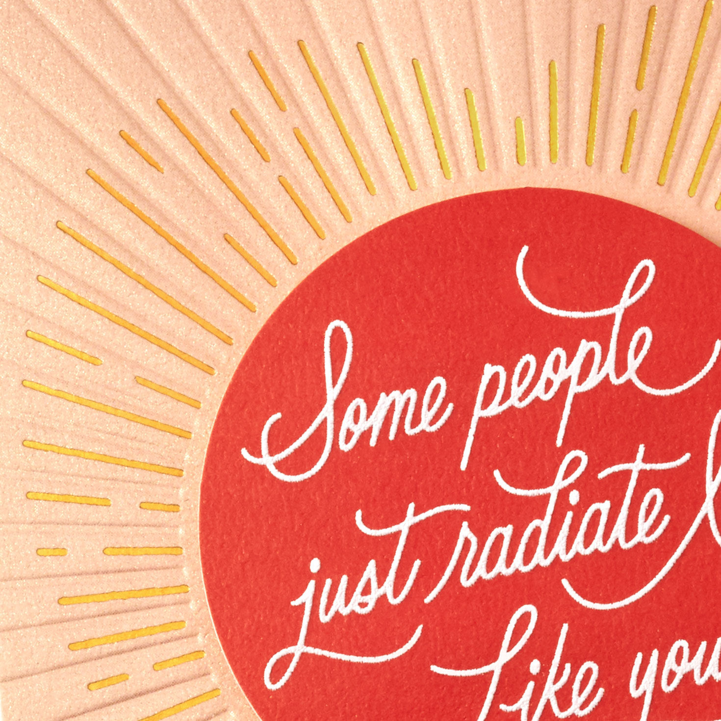 Heart Rays Valentine's Day Card Card Front Detail image number 4