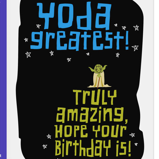 Star Wars™ Yoda™ Greatest Birthday Card for Nephew, 