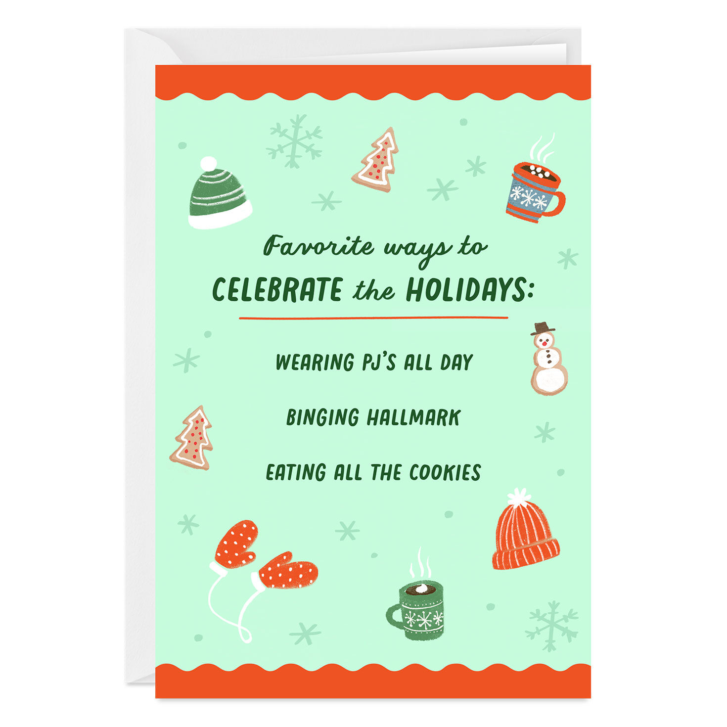 Favorite Ways to Celebrate Custom Holiday Card