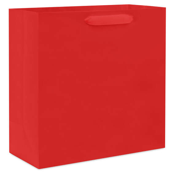 10.4" Red Large Square Gift Bag