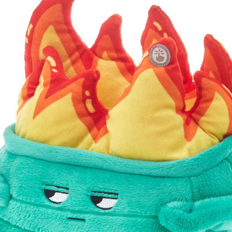 Dumpster Fire Plush With Sound and Motion, 9.75", , large image number 4