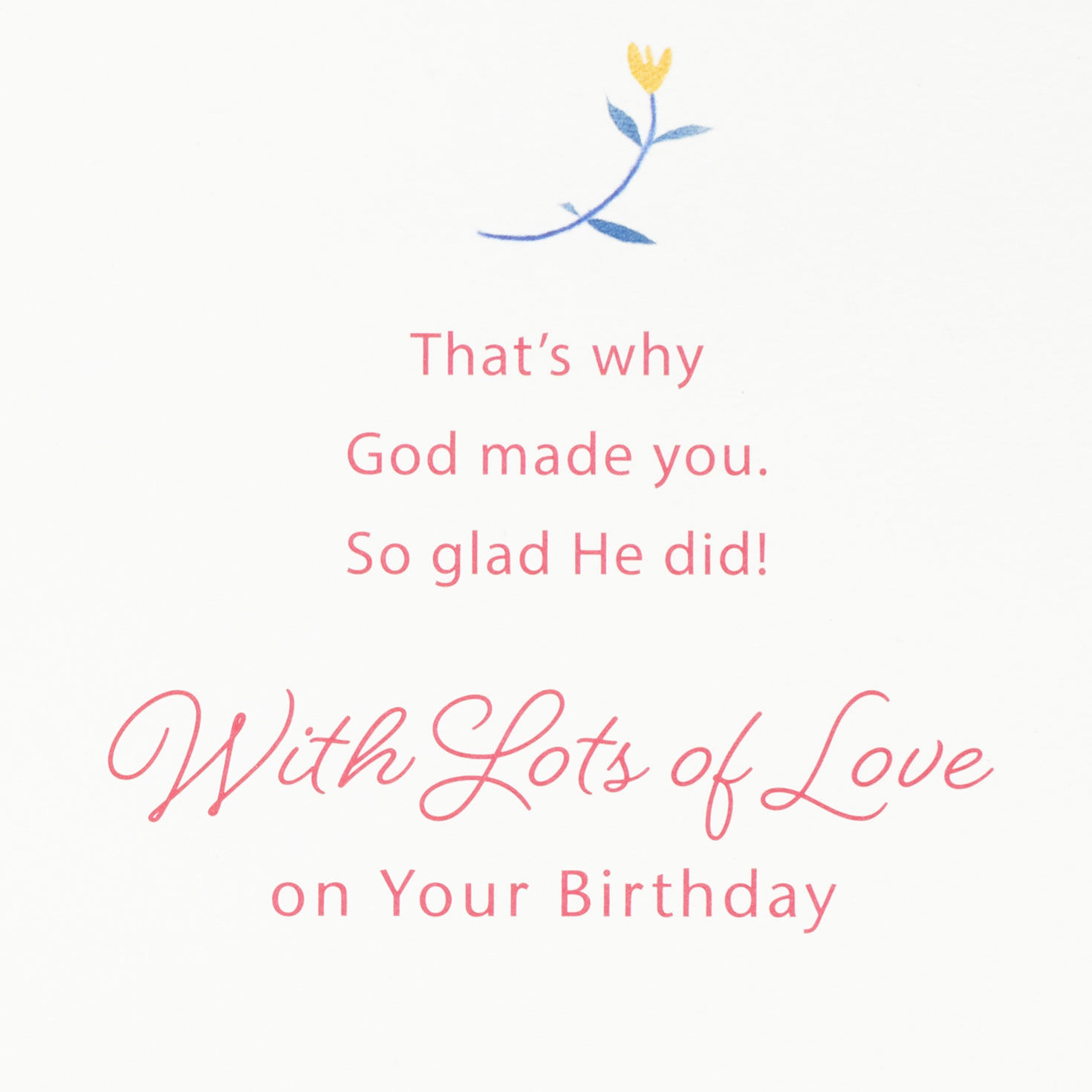 Floral Christian Birthday Card for Granddaughter Sentiment image number 2