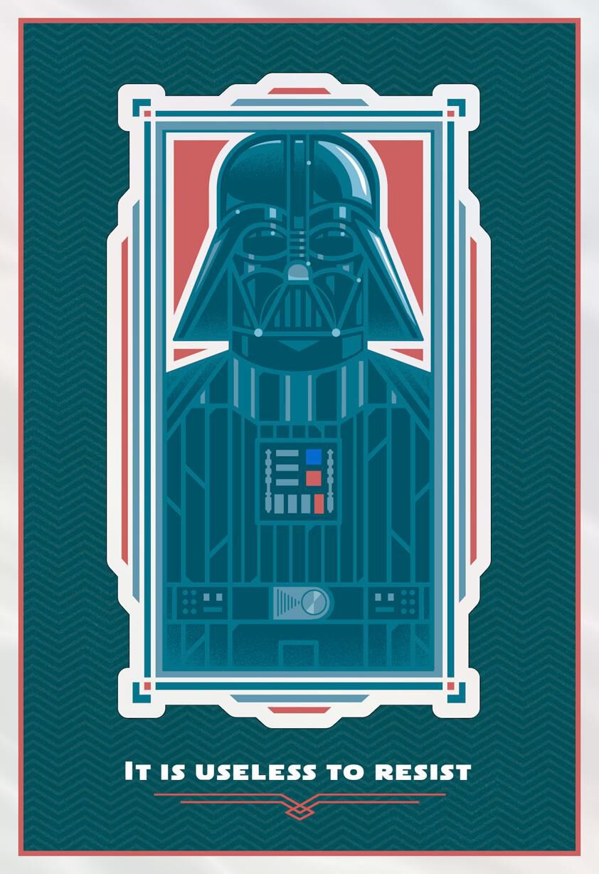 Star Wars™ Darth Vader™ Useless to Resist Birthday Card