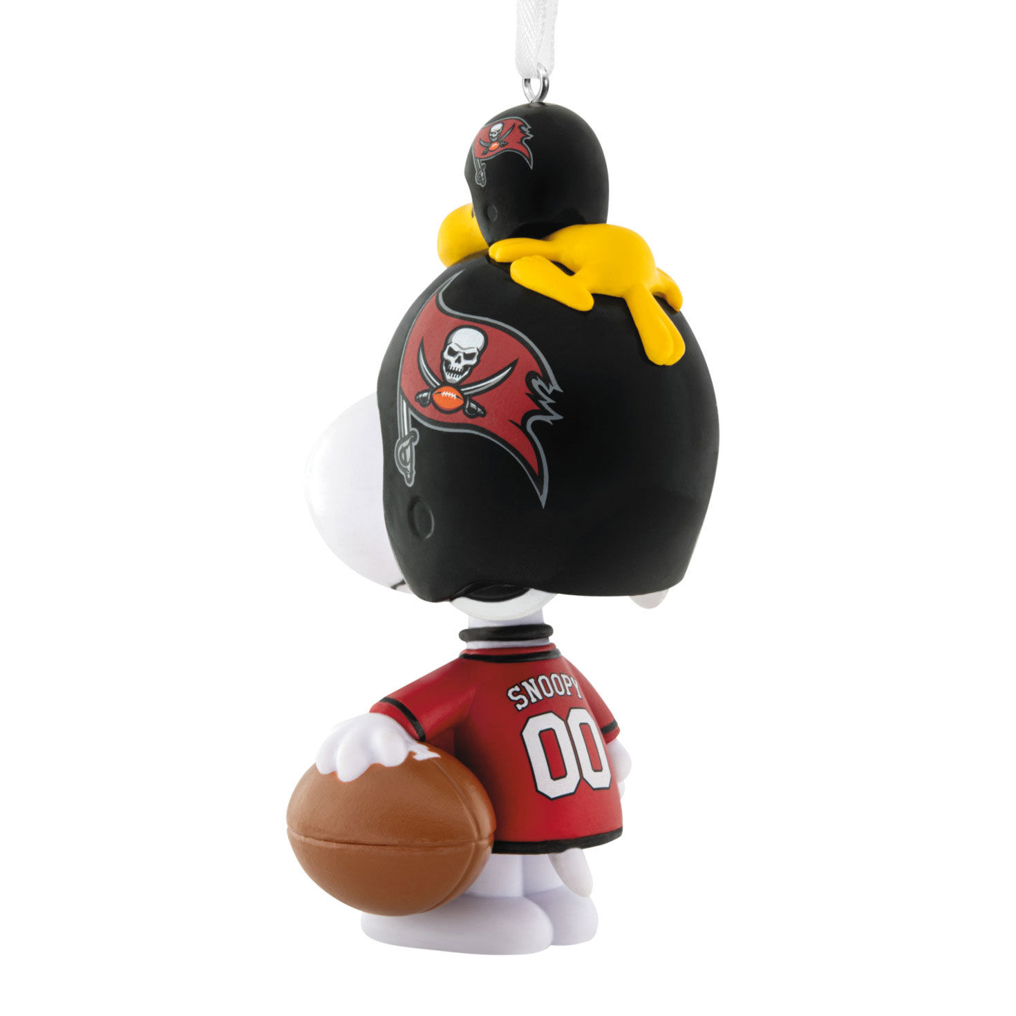 Snoopy Tampa Bay Buccaneers Christmas Ornament back image number 6