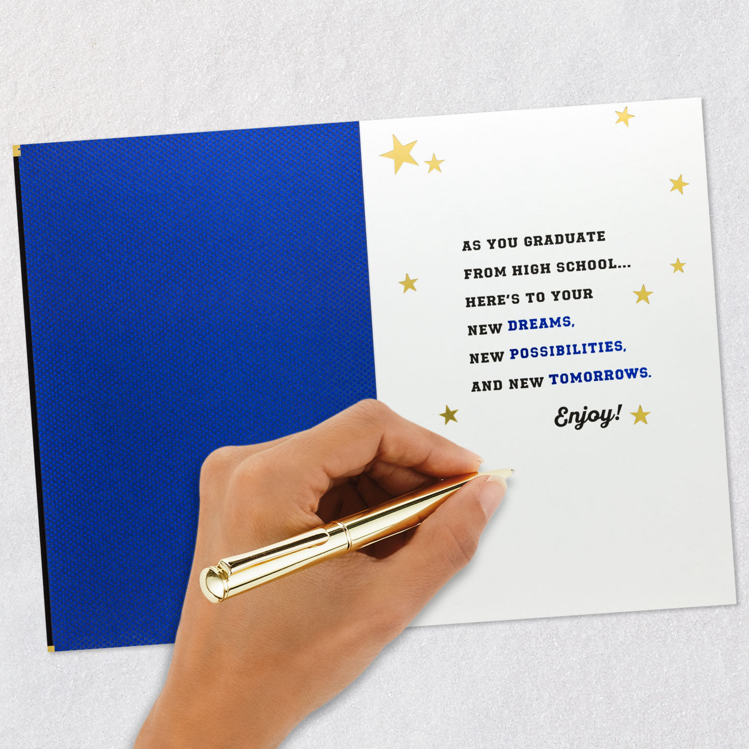 Varsity Lettering 2026 High School Graduation Card Signing card image number 6