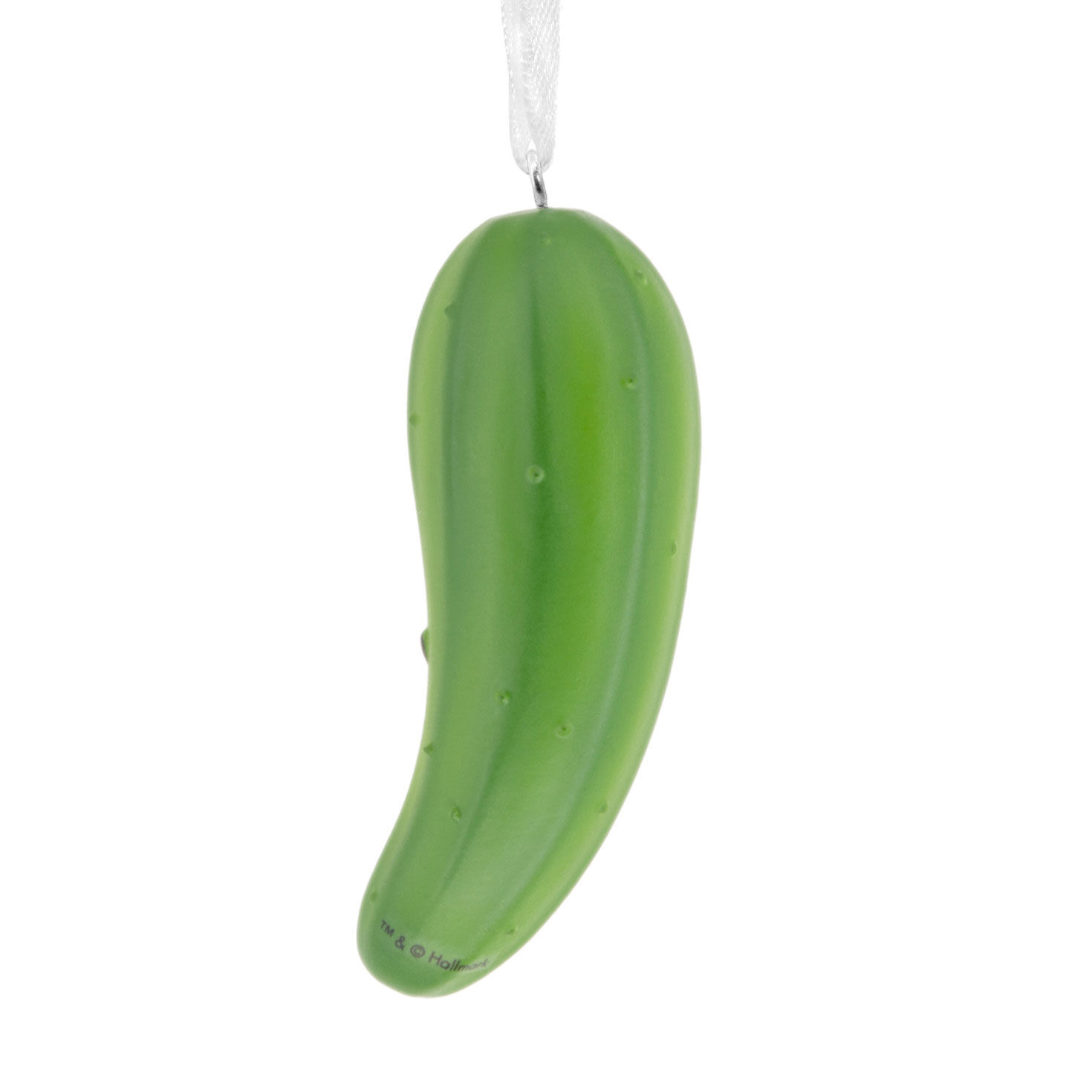Happy Pickle Christmas Ornament Back image number 6