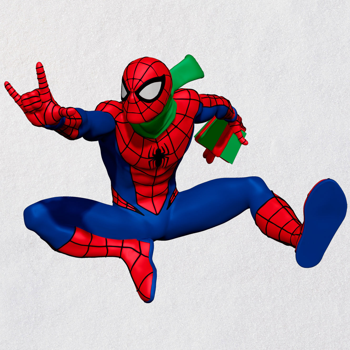 Hallmark Marvel Comics Spiderman Action Figure Christmas