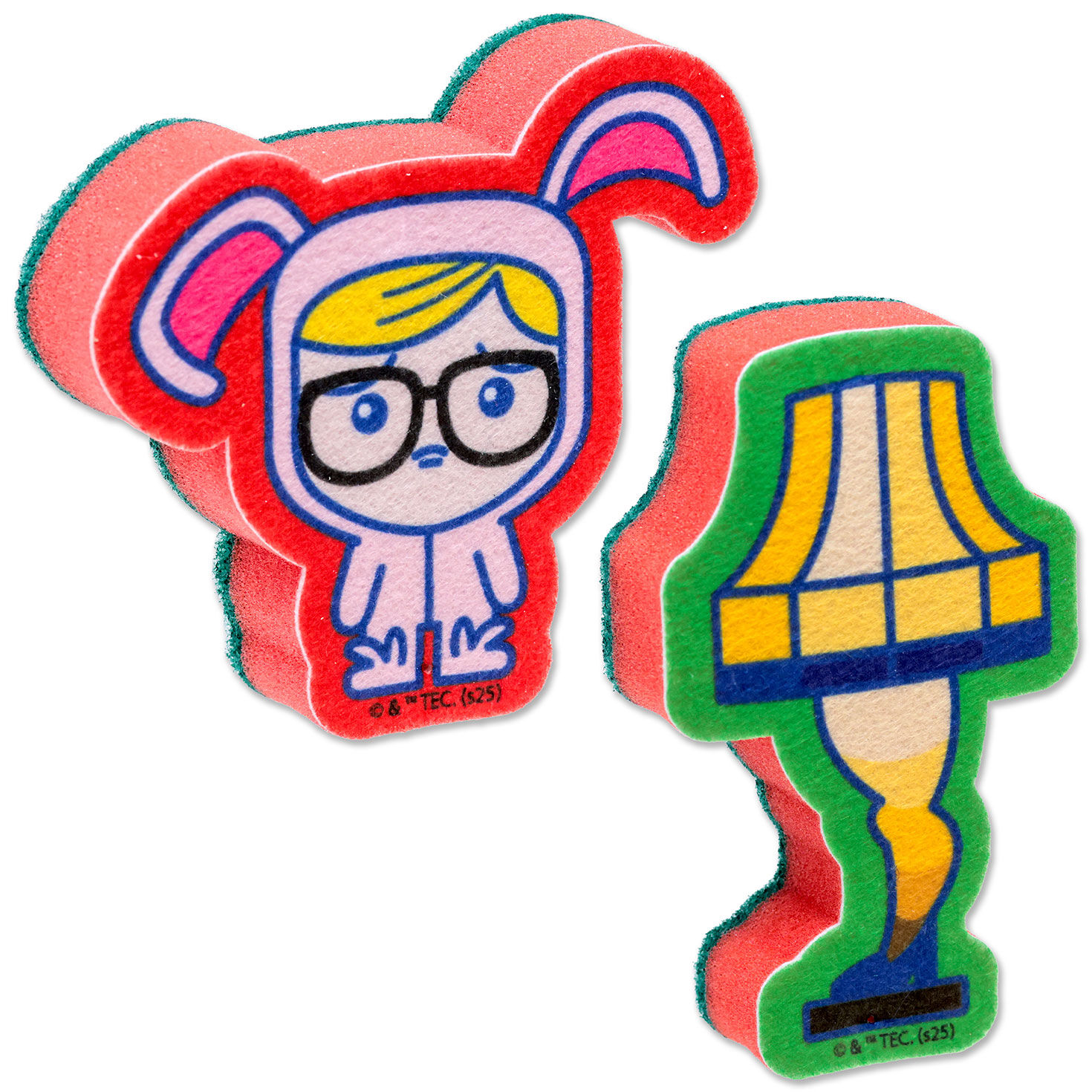 Spoontiques A Christmas Story Shaped Scrubbing Sponges, Set of 2 for only USD 9.99 | Hallmark