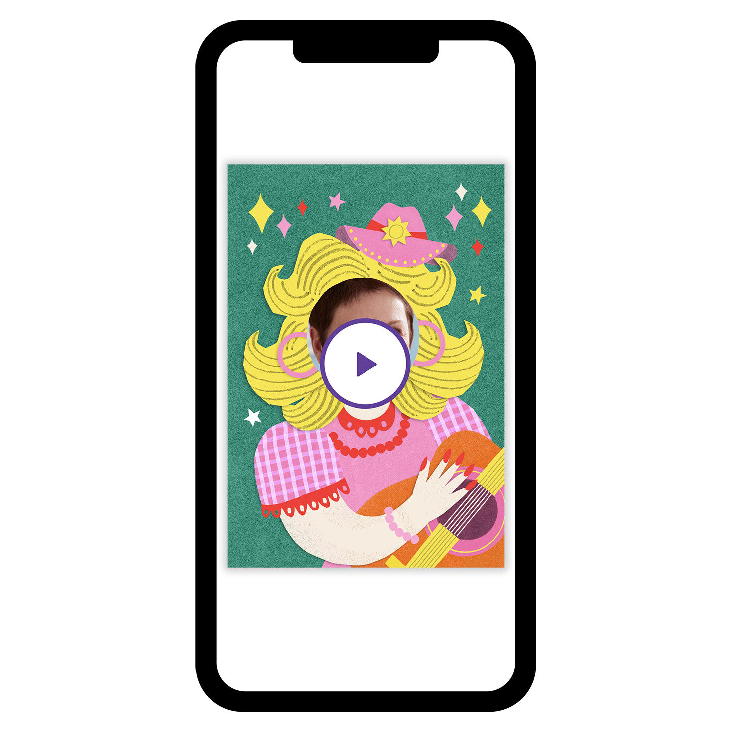 Country Star Howdy eCard