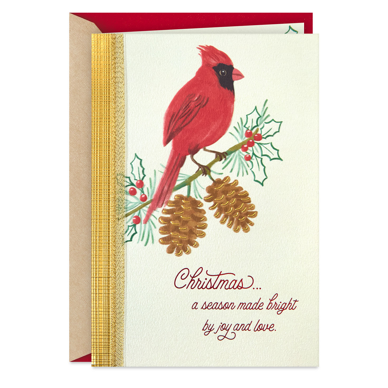 Season Made Bright With Joy and Love Christmas Card