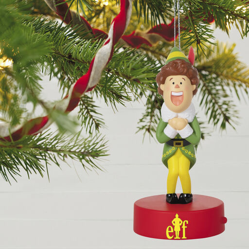 Elf Buddy the Elf™ Ornament With Sound, 