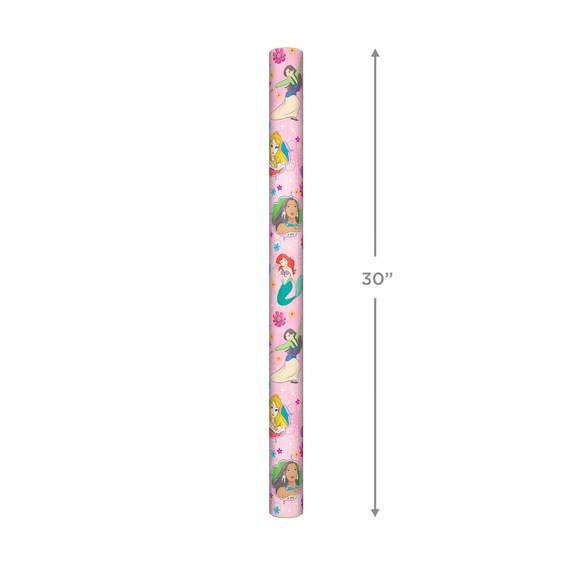 Disney Princesses on Pink Wrapping Paper, 17.5 sq. ft., , large image number 4